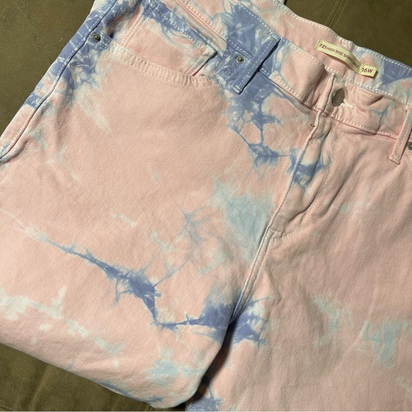 Levi’s Tie-Dye Jeans Skinny 16 W - Picture 4 of 5